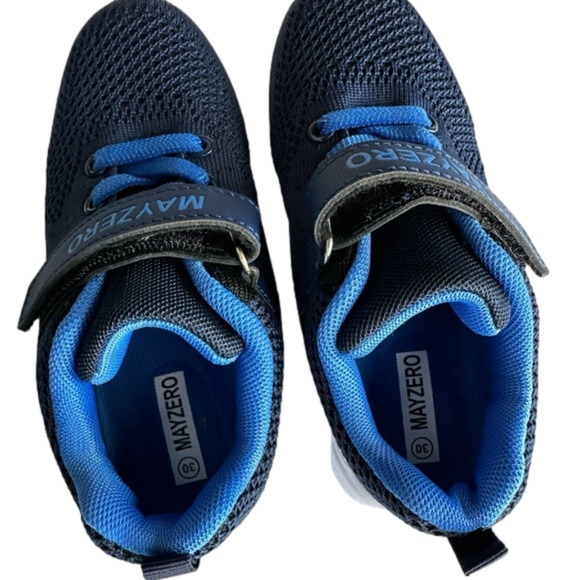 New Boy's Mayzero Blue Light Weight Running Sneaker Shoes size‎ 30 - Picture 5 of 6